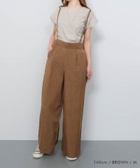 aquagarage/アクアガレージ aquagarage リネンライクサスペンダー付きパンツ レディース 春 夏 秋 M/508127822