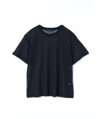 mizuiro ind/mizuiro ind メッシュドットクルーネックT/508127851