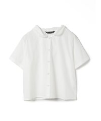 mizuiro ind/mizuiro ind ギャザーカラーハーフスリーブシャツ/508127853