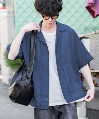 Rocky Monroe/ロッキーモンロー Rocky Monroe シアーシャツ 半袖 開襟 メンズ レディース 無地 レース ラメ 透け感 オープンカラー 白シャツ オーバーサイズ /508127877