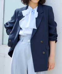VIS/【新色追加】【美easy】リネンライクリラックスジャケット【接触冷感/洗える】【セットアップ対応】/507958524