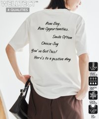 coen/【UVカット・接触冷感】WELLTECT  USA ロゴプリントTシャツ/508047253