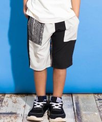 WASK/【お揃い】5.5分丈ネイティブ柄切り替えウェザーパンツ(100~160cm)/508103397