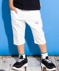 WASK/6分丈ダメージ配色ストレッチデニムパンツ(110~160cm)/508103399