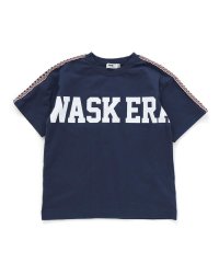 WASK/【速乾】【お揃い】袖柄テープ天竺Tシャツ(100~160cm)/508103401