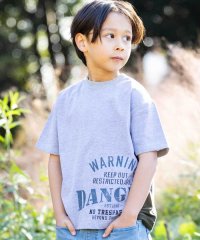 WASK/【接触冷感】メッシュ切り替えロゴプリント天竺Tシャツ(110~160cm)/508103404