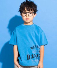 WASK/【接触冷感】メッシュ切り替えロゴプリント天竺Tシャツ(110~160cm)/508103404