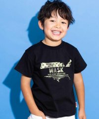 WASK/【接触冷感】WASKアイコン迷彩柄天竺Tシャツ(100~160cm)/508103405