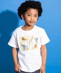 WASK/【速乾】アニマルプリントロゴエンボス天竺Tシャツ(80~140cm)/508103406