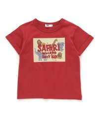 WASK/【速乾】アニマルプリントロゴエンボス天竺Tシャツ(80~140cm)/508103406