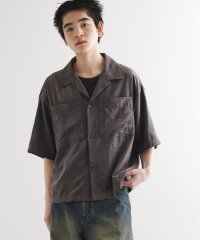 tk.TAKEO KIKUCHI/ヴィンテージライククロップドシャツ/508109940