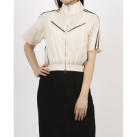 archives/アルシーヴ archives メッシュ切替ハーフスリーブブルゾン/508119744