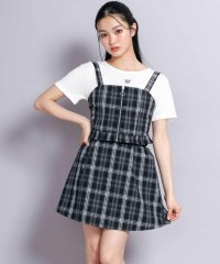 ZIDDY/チェックビスチェ3点セット(130~160cm)/508121828