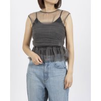 feepur/フェピュール feepur チュールビスチェ&ノースリトップス/508123263