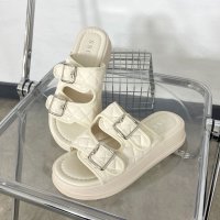 non-hedge/ノンヘッジ non－hedge キルトプラットフォームサンダル/508127904
