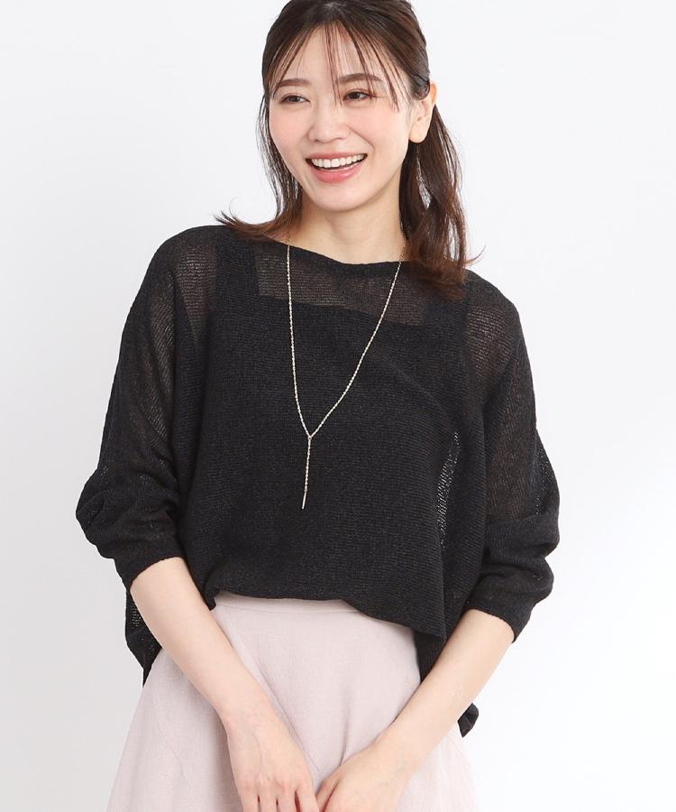 Debut de Fiore♡フォックスファーで華やか 大人可愛い2wayニット 新色追加！前後2way袖ファーニット,レディース