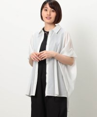 NICOLE white/【WALDO】袖タックシャツ/508128469