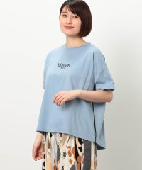 NICOLE white/【WALDO】刺繍ロゴサイドパイピング半袖Ｔシャツ/508128471