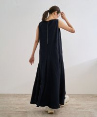ROPE'/レーヨンリネン スラッシュドネックワンピース【セットジャケット対応】/508128621