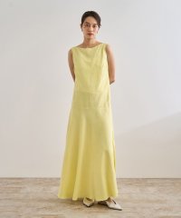 ROPE'/レーヨンリネン スラッシュドネックワンピース【セットジャケット対応】/508128621
