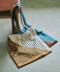ROPE'/幾何学柄シルクトートバッグ/508128626