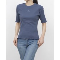 adidas/アディダス adidas レディース 半袖Tシャツ Lux AD リブ 半袖Tシャツ JL5092 (グレー)/508128726