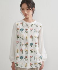 On One's Own/オンワンズオン On One's Own フローラルガーデン花柄刺繍長袖ブラウス/508128742