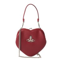 Vivienne Westwood/ヴィヴィアン ウエストウッド Vivienne Westwood ショルダーバッグ ヴィーガンレザー BELLE HEART FRAME PURSE 4B010/508128844