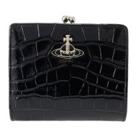 Vivienne Westwood/ヴィヴィアン ウエストウッド Vivienne Westwood 2つ折り財布 エンボスド クロコダイル レザー WALLET FR PKT 5115002YW/508128889