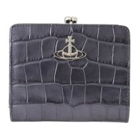 Vivienne Westwood/ヴィヴィアン ウエストウッド Vivienne Westwood 2つ折り財布 エンボスド クロコダイル レザー WALLET FR PKT 5115002YW/508128890