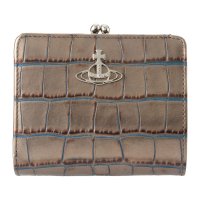 Vivienne Westwood/ヴィヴィアン ウエストウッド Vivienne Westwood 2つ折り財布 エンボスド クロコダイル レザー WALLET FR PKT 5115002YW/508128891