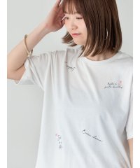 Lugnoncure/【接触冷感】ランダムロゴプリントTシャツ/508129099