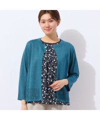 LOBJIE/レーシー柄カーディガン/508129114