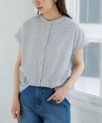URBAN RESEARCH Sonny Label/『WEB限定』フロントタックフレンチスリーブシャツ/508129274