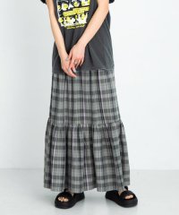 URBAN RESEARCH Sonny Label/リネン混マドラスチェックスカート/508129277