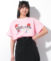 RiCO SUCRE/リコ シュクレ RiCO SUCRE ロゴ刺繍フラワープリントTシャツ/508129707