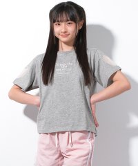RiCO SUCRE/リコ シュクレ RiCO SUCRE 袖ハートオーガンジー刺繍Tシャツ/508129711