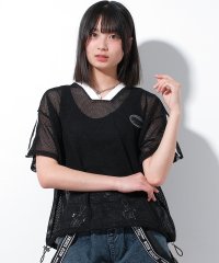 RiCO SUCRE/リコ シュクレ RiCO SUCRE メッシュ裾ドローコードTシャツ/508129713