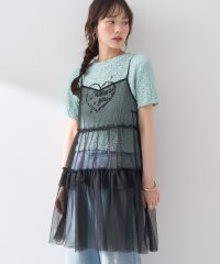 earth music&ecology/アースミュージックアンドエコロジー earth music&ecology チュールミニキャミワンピース/508129990