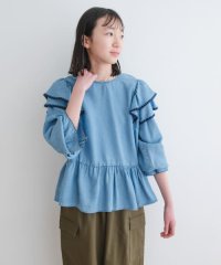 URBAN RESEARCH DOORS（Kids）/『WEB/一部店舗限定サイズ』テンセルデニムブラウス(KIDS)/508130023