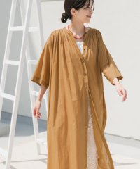 URBAN RESEARCH DOORS/コットンボイルロールアップハーフスリーブワンピース/508130039
