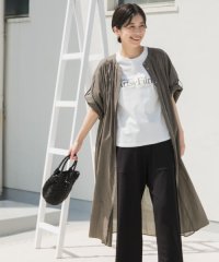 URBAN RESEARCH DOORS/コットンボイルロールアップハーフスリーブワンピース/508130039