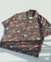 ITEMS URBAN RESEARCH/アロハプリントオープンカラー半袖シャツ/508130072