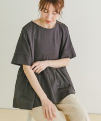 ITEMS URBAN RESEARCH/ポンチドッキング半袖トップス/508130079