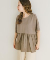 ITEMS URBAN RESEARCH/ポンチドッキング半袖トップス/508130079