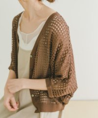 ITEMS URBAN RESEARCH/メッシュニットカーディガン/508130081