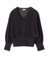DES PRES/コットンシルクペーパーツイスト Vネックプルオーバー/508130110