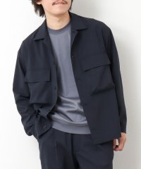 NOLLEY’S goodman/《セットアップ対応》イージーケア ストレッチポプリン シャツブルゾン 25SS/508130257
