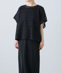 KAGURE/コットンラッセルレースポンチョ/508130305