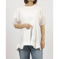 Anna Nicola/アンナニコラ Anna Nicola 裾スカラップチュニック半袖トップス/508130663